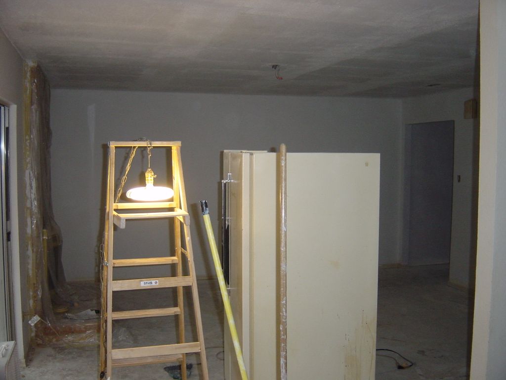 
A Scraped ceiling

