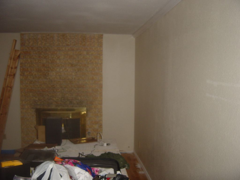 
Some of the modling up in the family room
