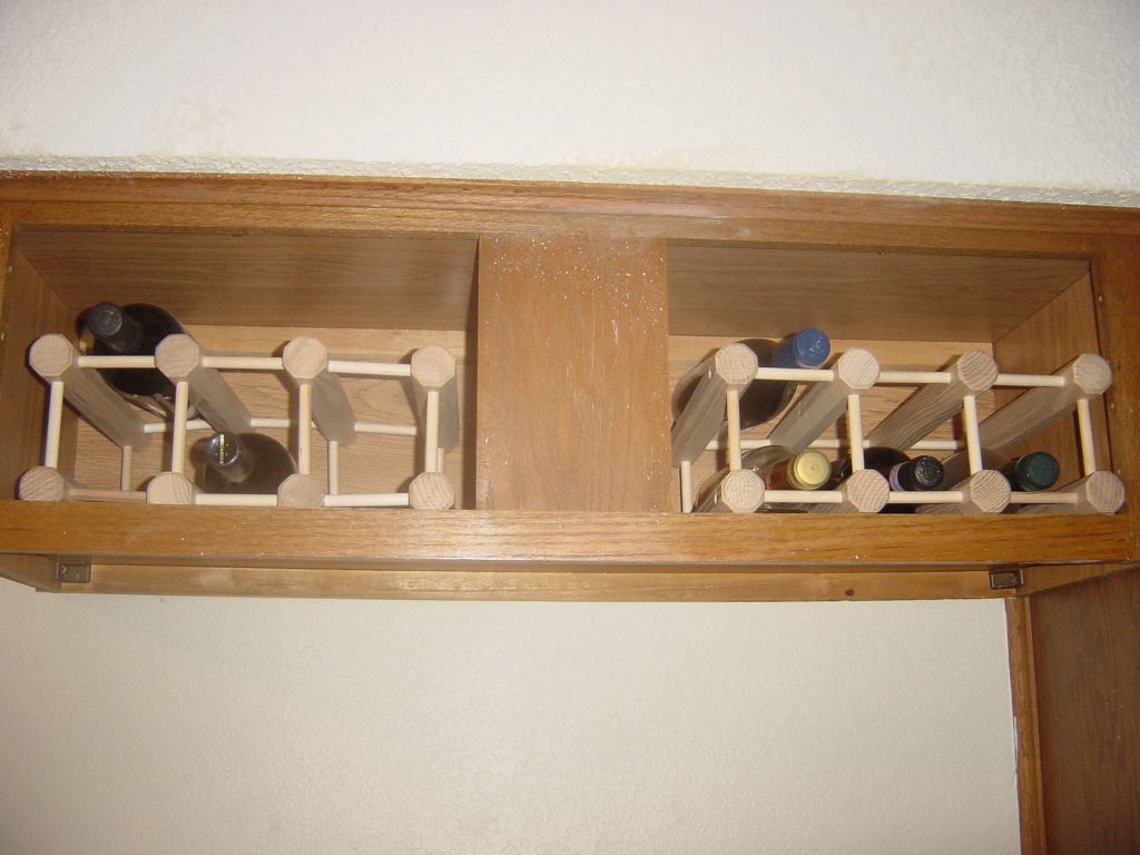 
New wine racks
