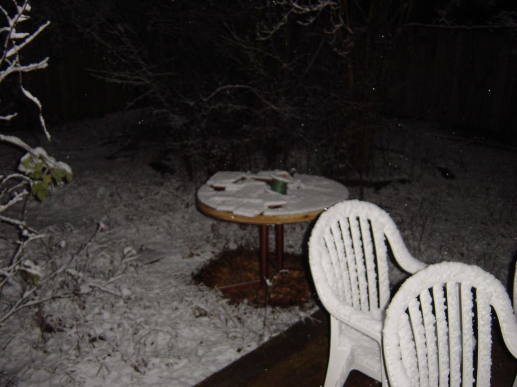 

These are some pictures of when it snowed, Feb 15 2004.  The first
pictures are about 2:00 in the morning, the next set at 8:00 or so.
The pictures of Covenant Presbyterian Church are about 9:30.
The snow was all melted by noon.

